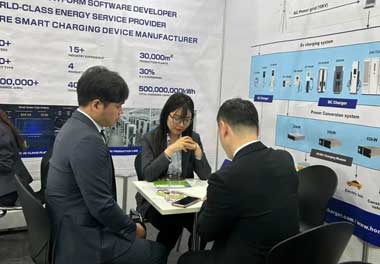 米乐yy易游新能源亮相韩国展会，为全球充电行业贡献“中国力量”(图4)
